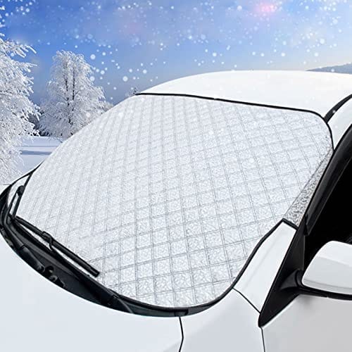 KEELYY Frontscheibenabdeckung Scheibenabdeckung Auto Winter Frostabdeckung Sonnenschutz Auto Frontscheib Autoscheibenabdeckung Winschutzscheiben Abdeckung Gro&szlig;, 150 x 100cm