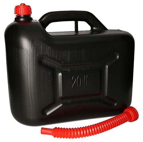 KOTARBAU&reg; Benzinkanister aus Kunststoff mit Ausgie&szlig;er f&uuml;r alle Kraftstoffarten 20L