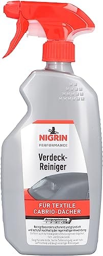 NIGRIN 74182 Cabrio-Verdeck Reiniger, entfernt auch hartn&auml;ckige Verschmutzungen, 500 ml